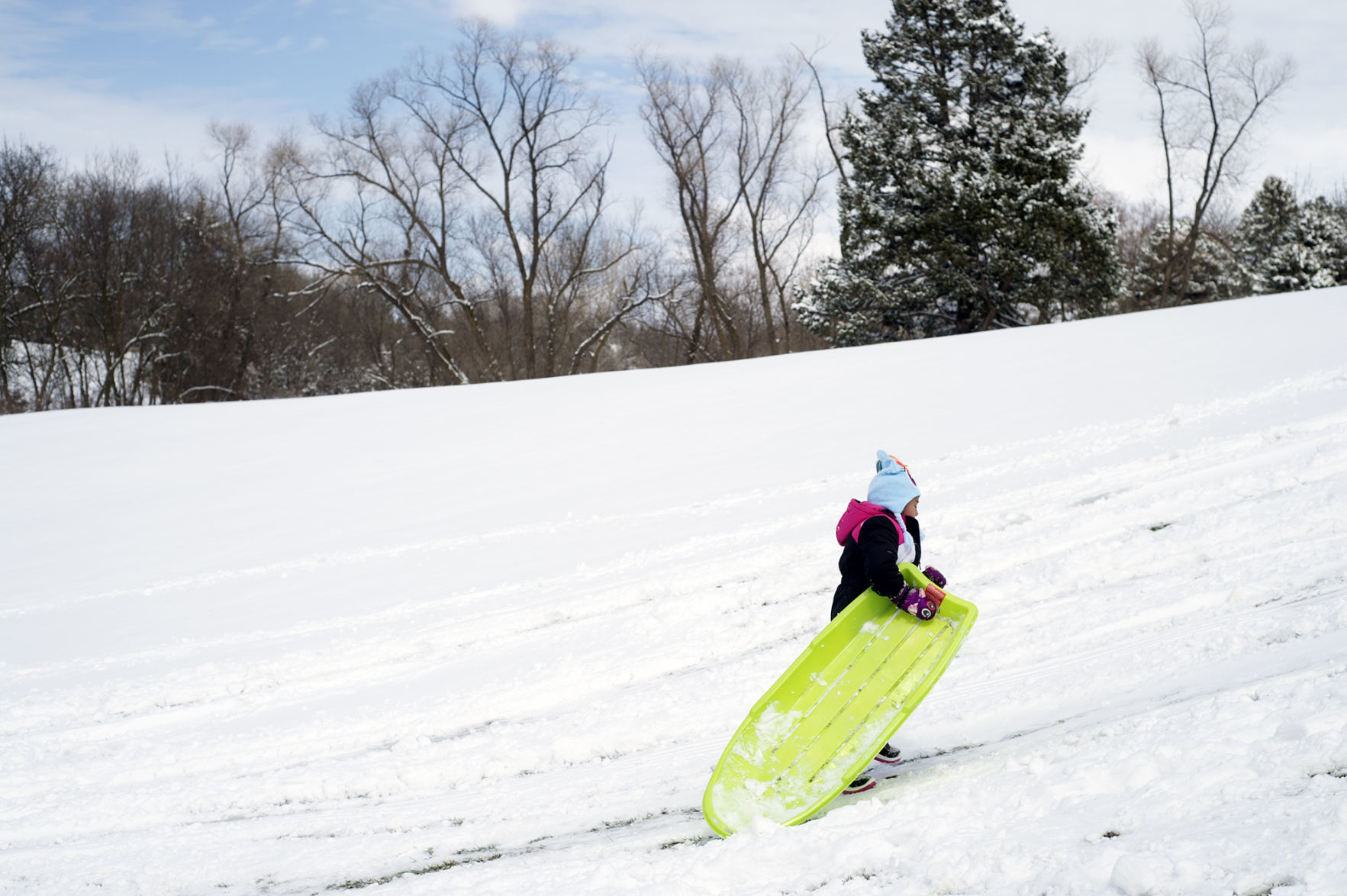 Easter snow, 04.01.2018